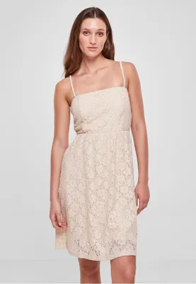 Zdjęcie produktu dla Sukienka damska Urban Classics Ladies Laces Dress w kolorze softseagrass – XXL