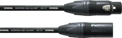 Zdjęcie produktu dla Cordial CPM 20 FM, XLR (3-pin), Męska, XLR (3-pin), Żeńska, 20 m, Czarny