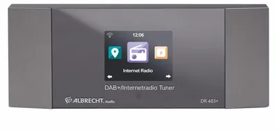 Produktbild von Albrecht DR 463, Tragbar, Digital, DAB+, FM, UKW, Grau, Amazon Music, Spotify, Einfarbig
