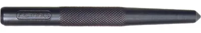 A close-up studio shot of a metal punch tool.