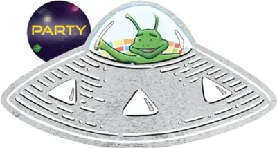 Image de Cartes d'invitation et enveloppes Space Party