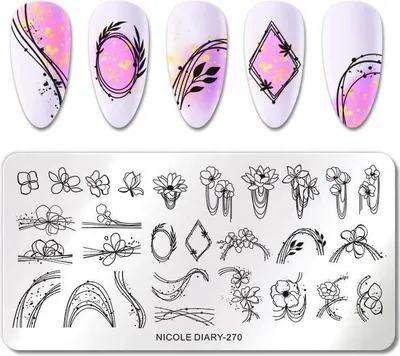 Produktbild von Stempelplatte für Nail Art