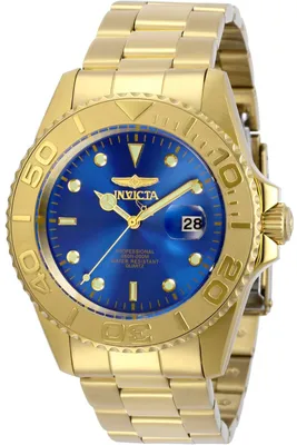 Obrázek produktu pro Invicta Pro Diver 29947 Pánské hodinky - Quartz strojek - Nerezová ocel s modrým ciferníkem - 43 mm