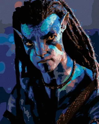 Obrázek produktu pro Zuty - Malování podle čísel - JAKE SULLY (Avatar), 40x50 cm, bez rámu a bez vypnutí plátna