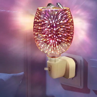 Elektrische Duftlampe für Wachs, Aromalampe, Nachtlicht, 10 W, Keramik