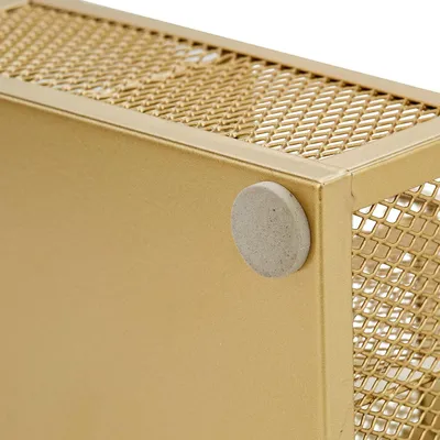 Produktbild von Büro Organizer Sieben Fächer Metall Mesh Organisieren Aufbewahren Ordnen Stiftehalter Schreibtisch Büro Zuhause Weiß