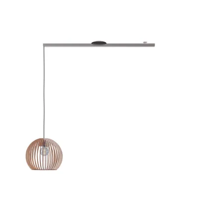 Produktbild von Lightswing® Single Edelstahl 110 cm - Für eine Hängelampe - Pendelleuchten Aufhängungsystem