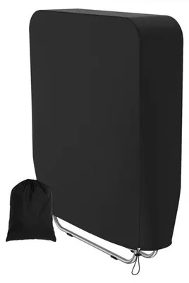 Zdjęcie produktu dla Wodoodporne i odporne na promieniowanie UV etui ochronne Unyqoos® do składanych krzeseł o wymiarach 82 x 93 cm, wykonane z materiału Oxford 190T, odporne na rozdarcia i wiatr – w zestawie torba do przenoszenia
