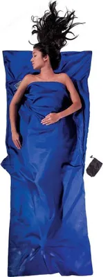 Produktbild von Cocoon TravelSheet XL Seide Hüttenschlafsack (Wärmeleistung +5,3°C / Max. Körpergröße 210cm / Gewicht 0,22kg) ultramarine blue
