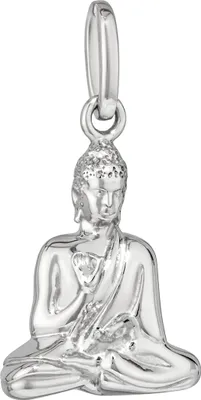 Produktbild von NKlaus Kettenanhänger Budda 925 Sterlingsilber 19x13mm Talisman Amulett Anhänger 14562