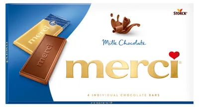 Image de merci Tablette de chocolat à la crème 100g
