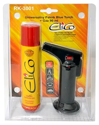 Zdjęcie produktu dla Elico Uniwersalny Palnik Gazowy Rk-3001 Zestaw Pojemnik Gazowy 90ml