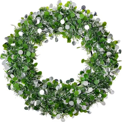 Produktbild von Clayre & Eef 65490 Dekoration Kranz Weihnachten Grün Ø 30x4 cm