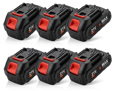 Zdjęcie produktu dla Bateria do myjki ciśnieniowej power-washer-001 – akumulator zamienny do myjek wysokociśnieniowych — 6 szt.