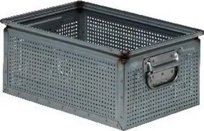 Produktbild von Stahllochkasten GR.272-4 VERZINKT MM B=450 T=300 H=200