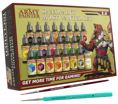Speedpaint Set 2.0, 24x18 ml Acrylfarbe mit Pinsel