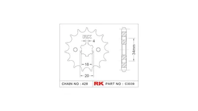 Immagine prodotto di Pignone RK 428 16Z Standard