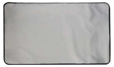 Image de INF Tapis de protection ignifuge extérieur en silicone et fibre de verre pour BBQ et camping - Résistant à la chaleur et étanche L