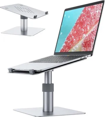 Produktbild von Laptop-Ergohöher - Stabiler Laptop-Halter - Ergonomischer Laptop-Ständer - Ideal für Büroarbeit