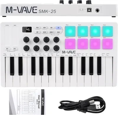 Produktbild von MIDI Keyboard Controller mit RGB Drumpads