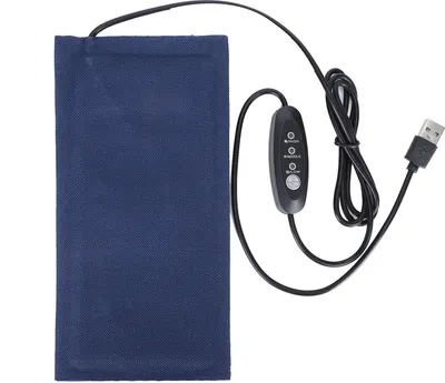 Obrázek produktu pro Vyhřívací podložka pro plazy a domácí mazlíčky, udržuje teplo, napájení přes USB, nastavitelná teplota, velká