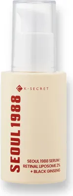 Obrázek produktu pro K-SECRET - SEOUL 1988 Sérum: Retinální liposom 2% + Černý ženšen, 30ml sérum proti stárnutí