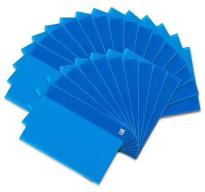 Produktbild von Oxford Hefthülle A4, aus Kunststoff, transparent, blau, 25 Stück