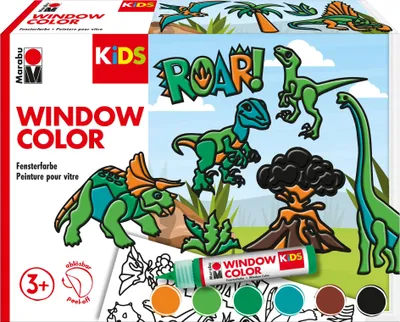 Produktbild von Marabu - Window Color Set - Dinosaurier