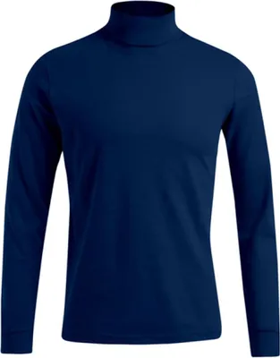 Produktbild von Rollkragen Langarmshirt Herren, Marineblau, L