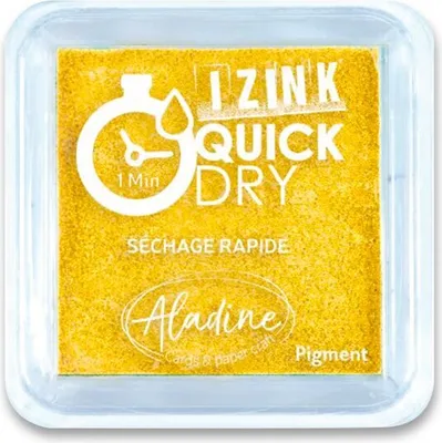 Produktbild von Stempelkissen Aladine Izink Quick Dry gelb