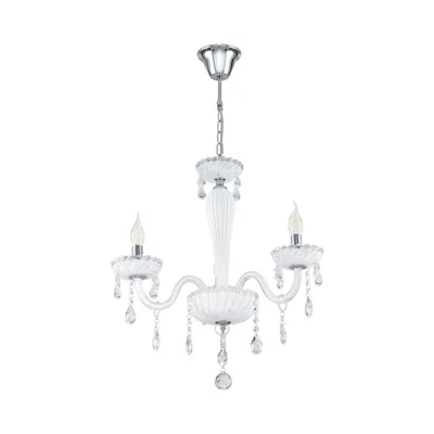 Produktbild von EGLO Carpento, Flexible Halterung, Chrom, Weiß, Weiß, Glas, Stahl, Glas, Drinnen
