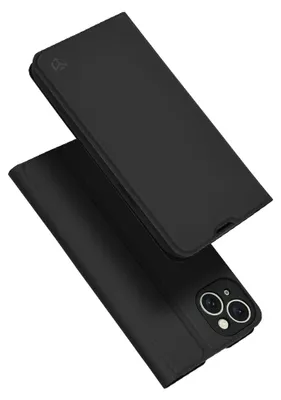 Produktbild von Techsuit Magskin Book Wallet Klapphülle für Apple iPhone 15 Plus - Schwarz