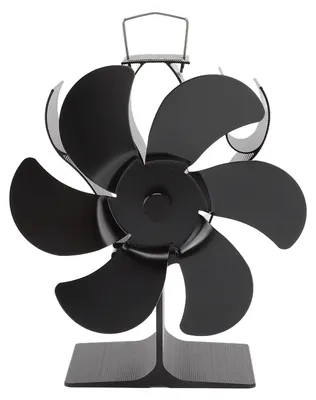 Productafbeelding van Kachelventilator voor open haard, 6 bladen, zelfstartend en zonder elektriciteit