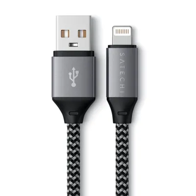Image de Satechi ST-TAL10M Câble Lightning 0,25 m Gris