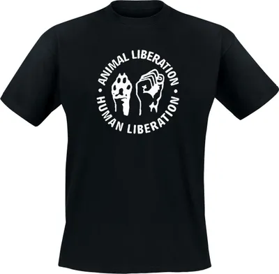 Produktbild von Animal Liberation - Pfote Faust, T-Shirt