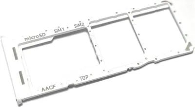 Produktbild von Simkartenhalter passend für Samsung Galaxy A13 5G (SM-A136B/DSN), Dual-SIM + micro-SD, Originalersatz, Weiss