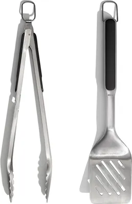 Produktbild von OXO OX11320200 Good Grips Set aus Wender und Zange zum Grillen