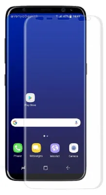 Produktbild von 2x 9H Hartglas für Samsung Galaxy S8 FULL CURVED Schutzglas Panzerfolie Displayschutz KLAR Panzerglas Schutzfolie ECHTES TEMPERED Displayglas