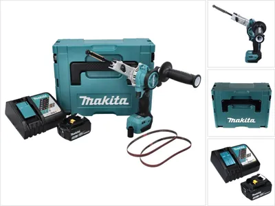 Obrázok produktu pre Akumulátorový pilník Makita DBS 180 RT1J 18 V 9 x 533 mm + 1x akumulátor 5,0 Ah + nabíjačka + Makpac