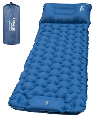 Productafbeelding van Opblaasbare Camping Matras met Ingebouwd Kussen – Lichtgewicht & Compact