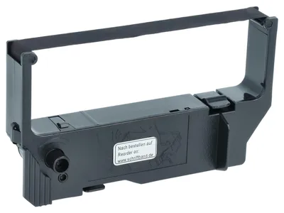 Produktbild von vhbw Farbband Schriftband kompatibel mit Star SP542, SP216, SP212, SP512, SP298 Nadeldrucker, Bondrucker - Schwarz