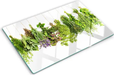 Obrázek produktu pro Kryt varné desky – Kryt na indukční desku – Ochranná skleněná deska – 80x52 cm– Skleněné ochranné desky na sporák –Tvrzené sklo –Bylinný provázek