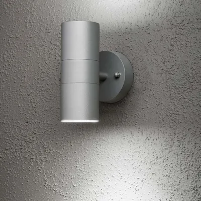 Immagine prodotto di Konstsmide Modena Up&Down Applique Up & Down in alluminio verniciato grigio con vetro trasparente