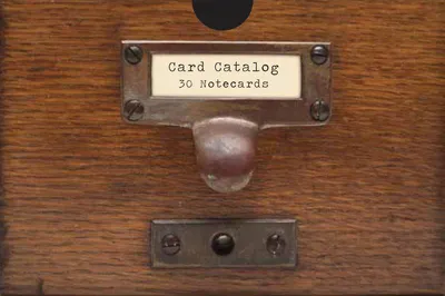 Produktbild von Card Catalog: 30 Notecards