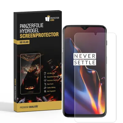 Produktbild von 2x Hydrogel-Glass für OnePlus 7 Selbstheilend für Micro Kratzer 3D KLAR Panzerfolie Displayschutz Schutzfolie Screen-Protector