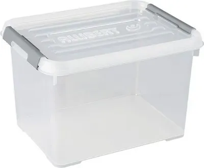 Produktbild von Curver HANDY+ Box, transparent / silber verschiedene Größen Größe: 20 l
