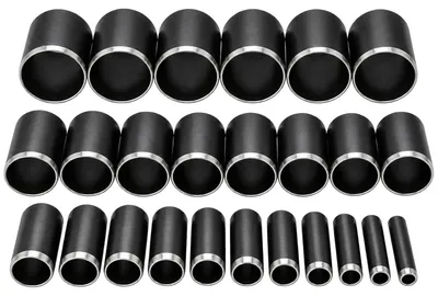 Produktbild von Perforationsset 25-teilig, Lochgrößen 1-25 mm, Kohlenstoffstahl, für Leder und andere Materialien