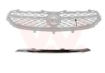 Produktbild von VAN WEZEL Kühlergrill-Zierleiste 3805511 Vorne Links für OPEL Corsa F