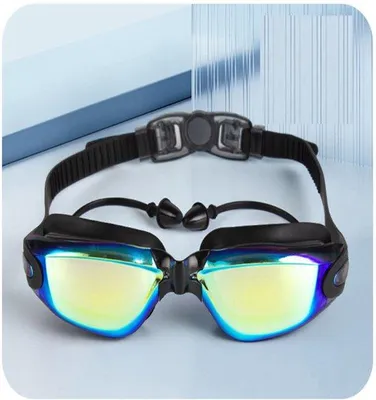 Image de Lunettes de natation en boîte, étanches, anti-buée, protection UV, lunettes de triathlon