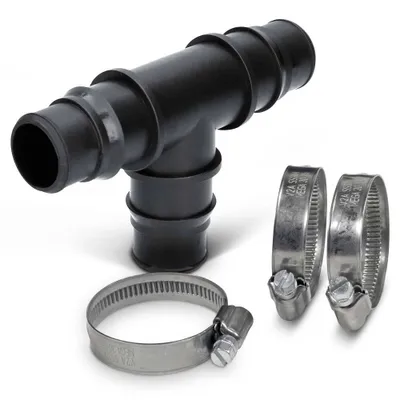 Produktbild von Set PRO> T-Stück Ø 32/38mm + 3x VA SS304 Schellen 12mm
